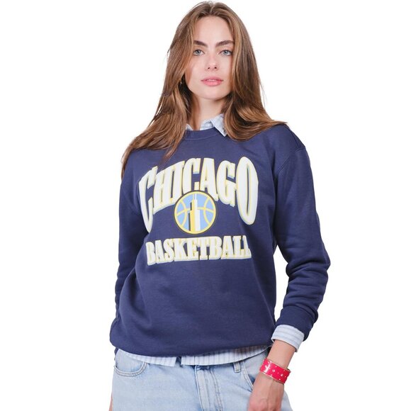 WNBA Ultra Game Official Chicago Sky Oversized Crewneck Sweatshirt Size 2XL - Picture 1 of 7